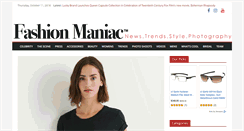 Desktop Screenshot of fashionmaniac.com