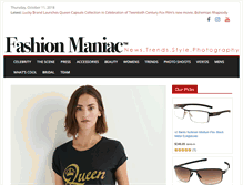 Tablet Screenshot of fashionmaniac.com